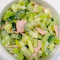あーいーりー's cooksnap of when they made セロリときゅうりのヨーグルトサラダ.
