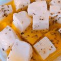KAORULALA's cooksnap of when they made 塩豆腐のオリーブオイル漬け♪おつまみに.