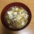kiki88454's cooksnap of when they made えのきと豆腐の中華スープ.