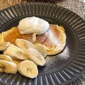 スマイリーママ☆'s cooksnap of when they made ふわしゅわ幸せ♪スフレパンケーキ.