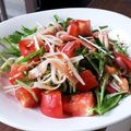 風にふかれてysam's cooksnap of when they made 水菜カニカマとまとのさっぱりサラダ.