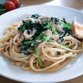 τомоко's cooksnap of when they made 試合前！ほうれん草とツナの和風パスタ.