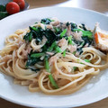 τомоко's cooksnap of when they made 試合前！ほうれん草とツナの和風パスタ.