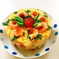 とんかつtsny's cooksnap of when they made ひな祭り☆お祝いに☆寿司ケーキ.