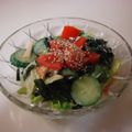 めひっこ's cooksnap of when they made ちくわとワカメのワサマヨ☆サラダ.