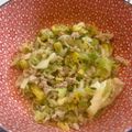 クック5IQRCP☆'s cooksnap of when they made 簡単！ミンチとキャベツの中華風炒め.