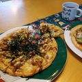 boo♪'s cooksnap of when they made 照り焼きチキンピザ.