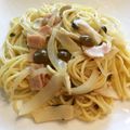けいごろごろ's cooksnap of when they made 簡単松茸お吸い物で和風きのこスープパスタ.