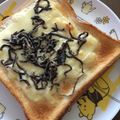 スージー＆ジル's cooksnap of when they made 【おかずパン】塩こんぶチーズonトースト.