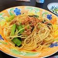 ウッディーの嫁's cooksnap of when they made 簡単！ツナと鰹節と青菜の冷製パスタ.