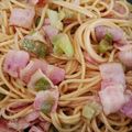 クック19HV21☆'s cooksnap of when they made 長ネギとベーコンのバター醤油パスタ☆.