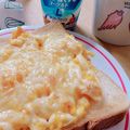 no＆ri's cooksnap of when they made うまトースト！卵チーズマヨトースト.