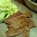 123ママ's cooksnap of when they made 牛のヨーグルト味噌漬け焼き.