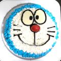 チャック1022's cooksnap of when they made ドラえもんのキャラケーキ.