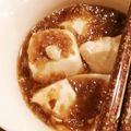 ももpppp's cooksnap of when they made 温奴！　簡単♪　豆腐の　なめこおろし掛け.