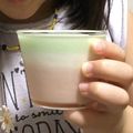 （〃⌒ー⌒〃）'s cooksnap of when they made スイカ風★なめらかヨーグルトゼリー.