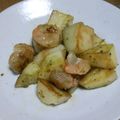 和☆2049's cooksnap of when they made ジェノベーゼ海老ポテト！.