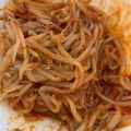 ポメちょん's cooksnap of when they made 辛っ！でもうまっ☆もやしキムチ♪.