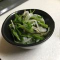るんばんば's cooksnap of when they made 新玉ねぎとセリのナムル☆.