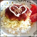 ともみろ's cooksnap of when they made ♡簡単コロッケ丼♡時短！B級グルメ♩.