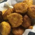 天狼の星's cooksnap of when they made もちもち豆腐ドーナツ.