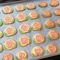 紗弥実's cooksnap of when they made 母の日にお花のクッキーで花束を♪.