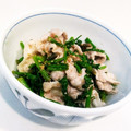 plunkicoza's cooksnap of when they made 豚しゃぶと芹の梅胡麻和え.