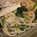 iyo＊'s cooksnap of when they made 食感エリンギとホウレン草のツナ風味パスタ.