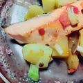 kiyoねぇ's cooksnap of when they made 簡単♡サケとジャガイモの和風ガーリック.