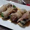 ぷちふーる's cooksnap of when they made レンジde簡単♡大葉と豆腐の肉巻き.