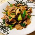 のんべぇヒロ's cooksnap of when they made 【簡単】牛バラ肉の焼肉のタレ炒め.