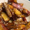 ちえみーぬ's cooksnap of when they made ごぼうとさつま芋の甘辛炒め.