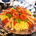 ruris7's cooksnap of when they made ひな祭り☆盛るだけキラキラ雛ちらし寿司.