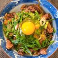 Apovictor's cooksnap of when they made お肉も柔らか！絶品！ネギ玉牛丼！.