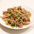 こともみ's cooksnap of when they made 150円未満！豚もやし豆苗のポン酢炒め☆.