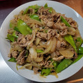 クックA492J4☆'s cooksnap of when they made 牛肉と絹さやのオイスター炒め.