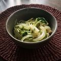 ふか谷's cooksnap of when they made 玉ねぎ三つ葉のナムル.