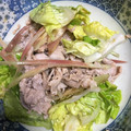 ちゃぎー's cooksnap of when they made みょうがときゅうりの豚しゃぶサラダ.