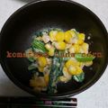 アッキータン's cooksnap of when they made 小松菜コーンシーチキン(^-^)v.