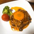 nh_25's cooksnap of when they made 子供も喜ぶ☆簡単鶏ひき肉の豆腐ハンバーグ.