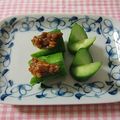 moruchama's cooksnap of when they made もろきゅう.