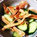 ボン７☆'s cooksnap of when they made 超☆簡単 するめイカときゅうりの酢の物.