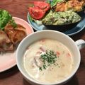 こつゆ514's cooksnap of when they made クラムチャウダースープ あさり缶♪.