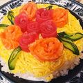 やほぢ's cooksnap of when they made ☆簡単で豪華なちらし寿司ケーキ☆.