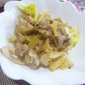chikappe's cooksnap of when they made 豚薄切り肉のマヨポン炒め.
