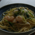 ヨシヨッシー's cooksnap of when they made 簡単♪美味しい☆海老ときのこの和風パスタ.
