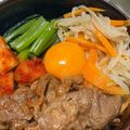 n☆☆t's cooksnap of when they made フライパンでおこげ♡石焼き風ビビンバ.