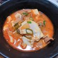 クックH03GE5☆'s cooksnap of when they made 韓国人妻の豆腐チゲ スンドゥブチゲ.