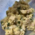 クック5Q9OUO☆'s cooksnap of when they made 離乳食完了期・にらとささみの親子丼.