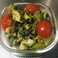 ぽんかん（＾_＾）'s cooksnap of when they made アボカド、トマト、大葉のわさび醤油和え.